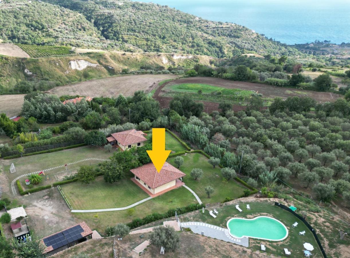 Villa Mimosa Tropea Ricadi Bagian luar foto